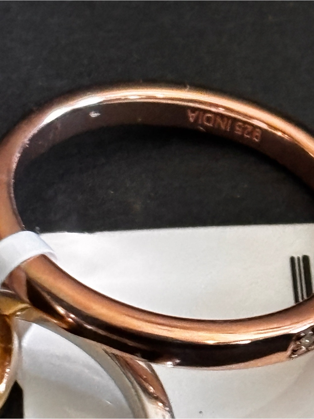 Stackable Multi-Color Pavé Band Rings - Natural Diamonds - Picture 5 of 8